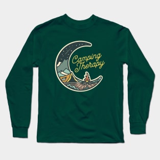 Camping Therapy Long Sleeve T-Shirt